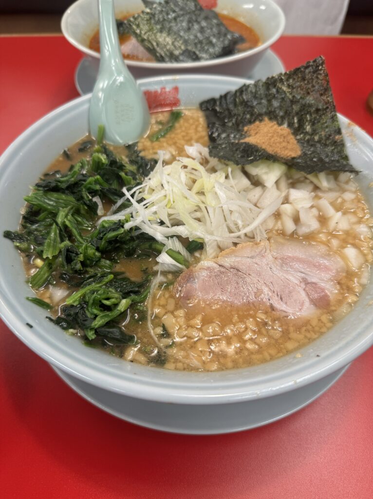 山岡家　期間限定
和節醤油とんこつラーメン