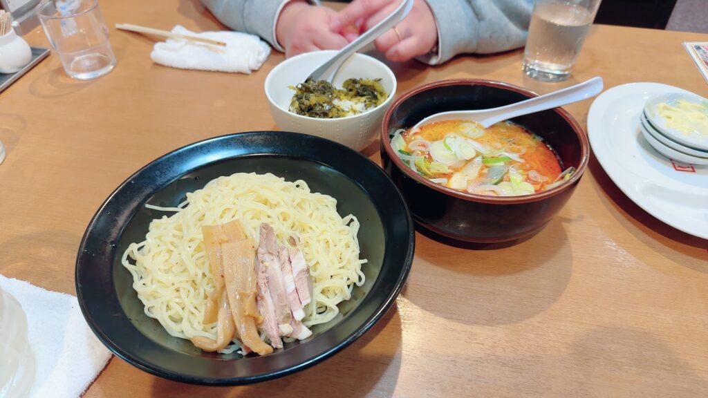 一代元　おすすめメニュー
赤いつけ麺